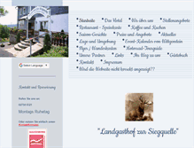 Tablet Screenshot of landgasthof-zur-siegquelle.de